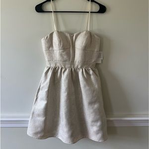 Aiden Gold Mini Dress - NWT